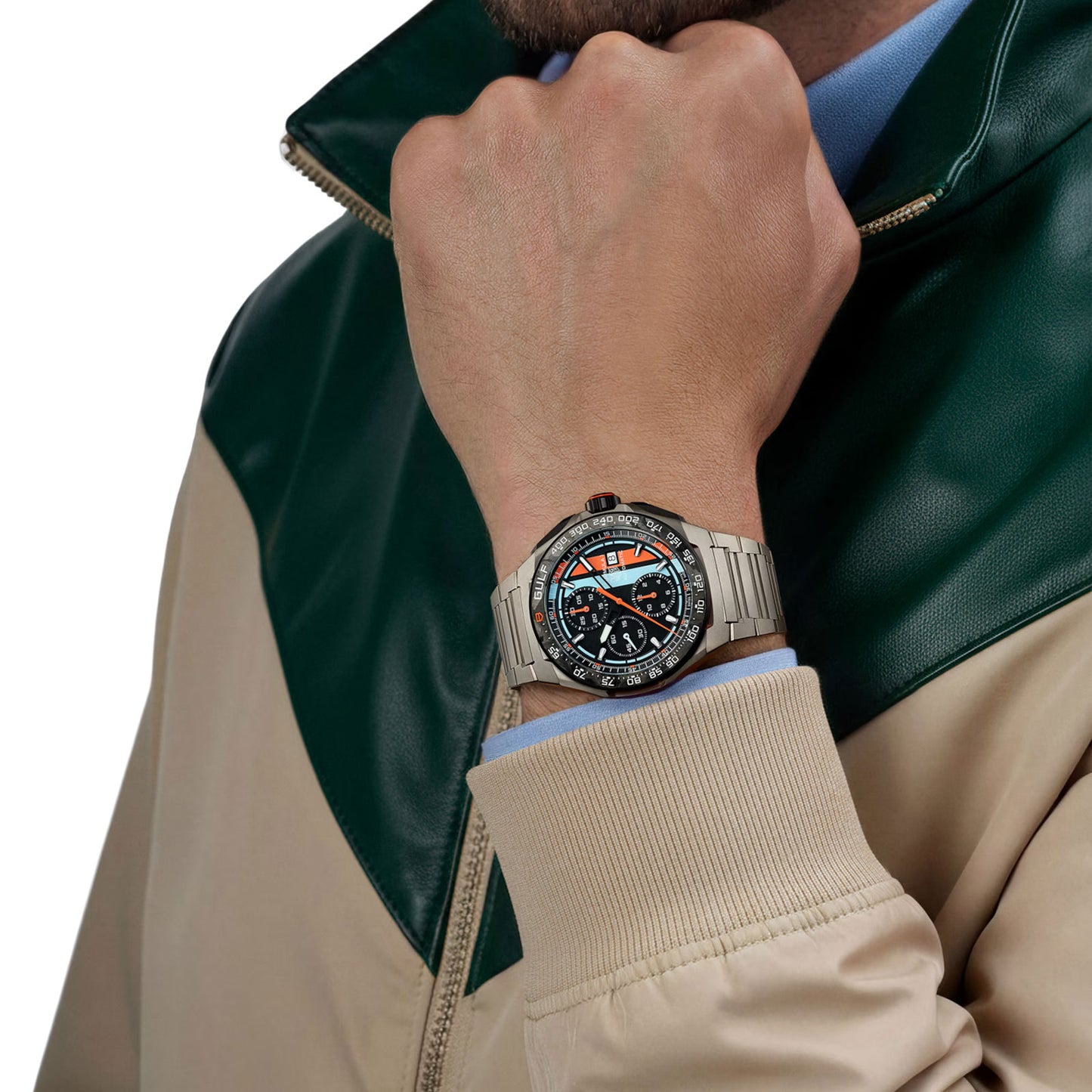 Limited Edition Formula 1 Chronograph X Gulf Calibre 16 Automatic 44mm simple Pursuit
