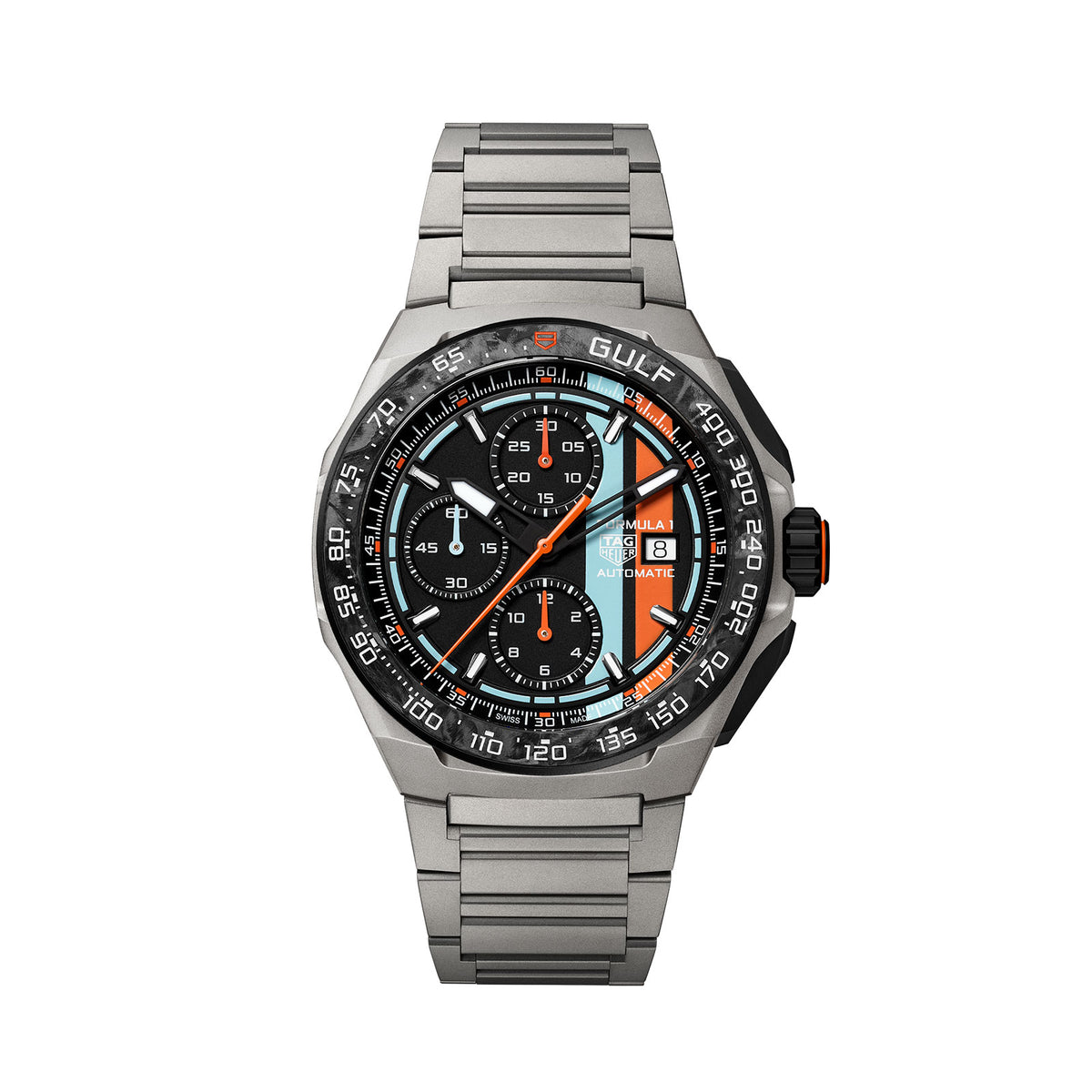 Limited Edition Formula 1 Chronograph X Gulf Calibre 16 Automatic 44mm simple Pursuit