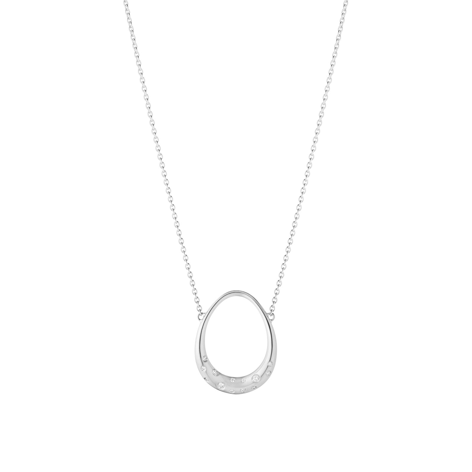 Offspring Silver & Diamond Small Pendant