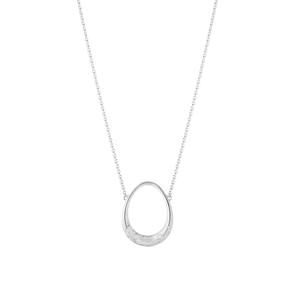 Offspring Silver & Diamond Small Pendant