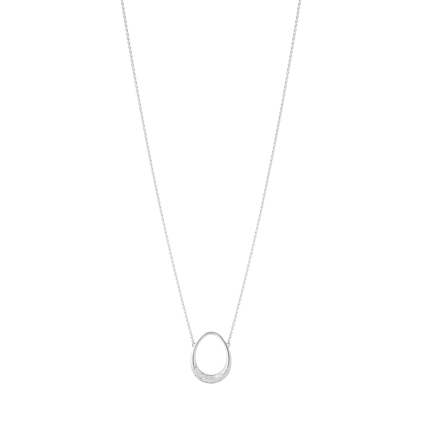 Offspring Silver & Diamond Small Pendant