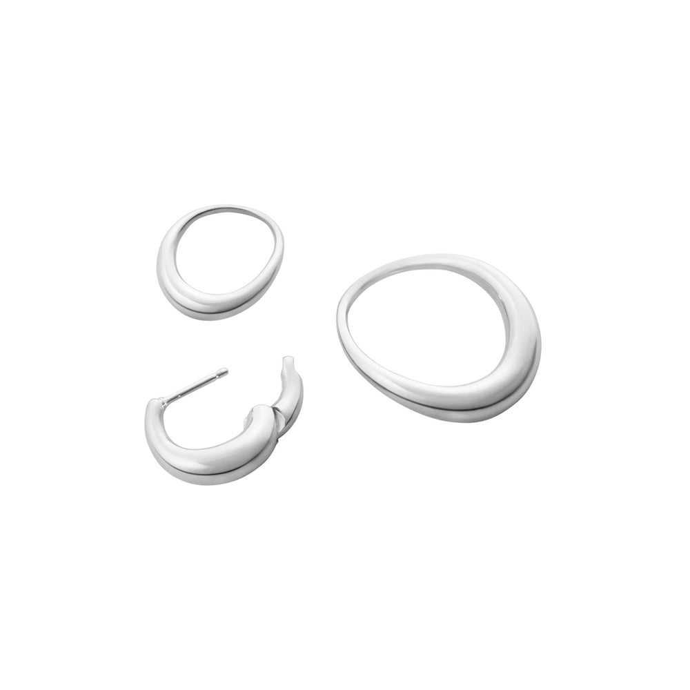 Offspring Silver Medium Earrings simple Pursuit
