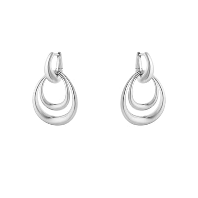 Offspring Silver Medium Earrings simple Pursuit