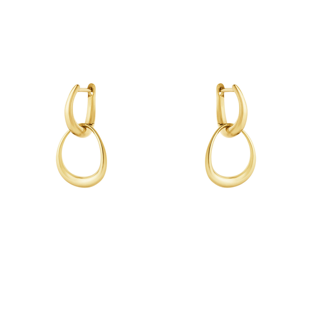 Offspring 18ct Yellow Gold Small Earrings simple Pursuit