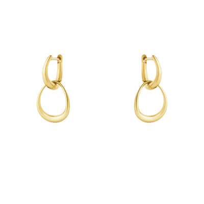 Offspring 18ct Yellow Gold Small Earrings simple Pursuit