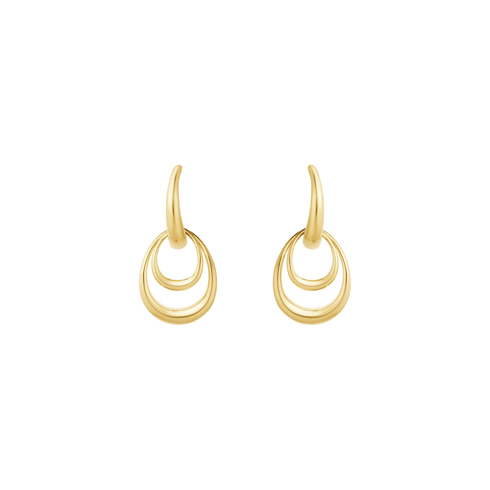 Offspring 18ct Yellow Gold Small Earrings simple Pursuit