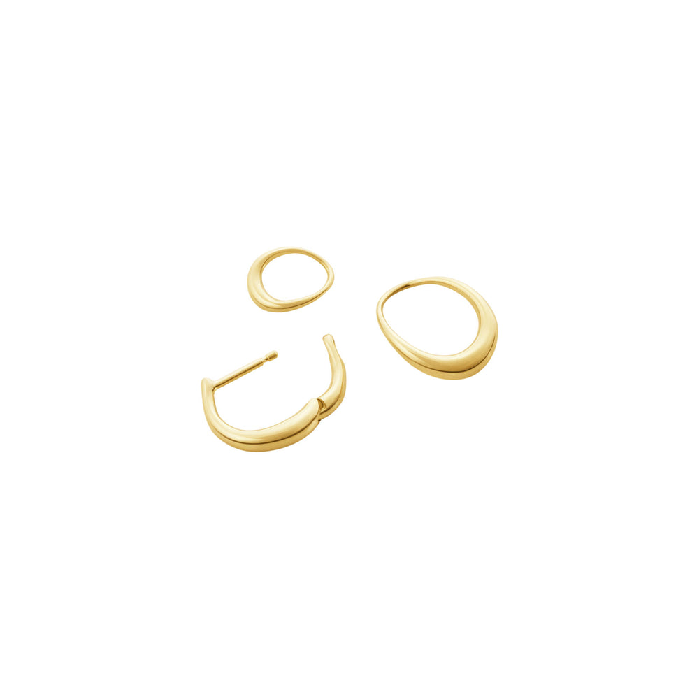 Offspring 18ct Yellow Gold Small Earrings simple Pursuit