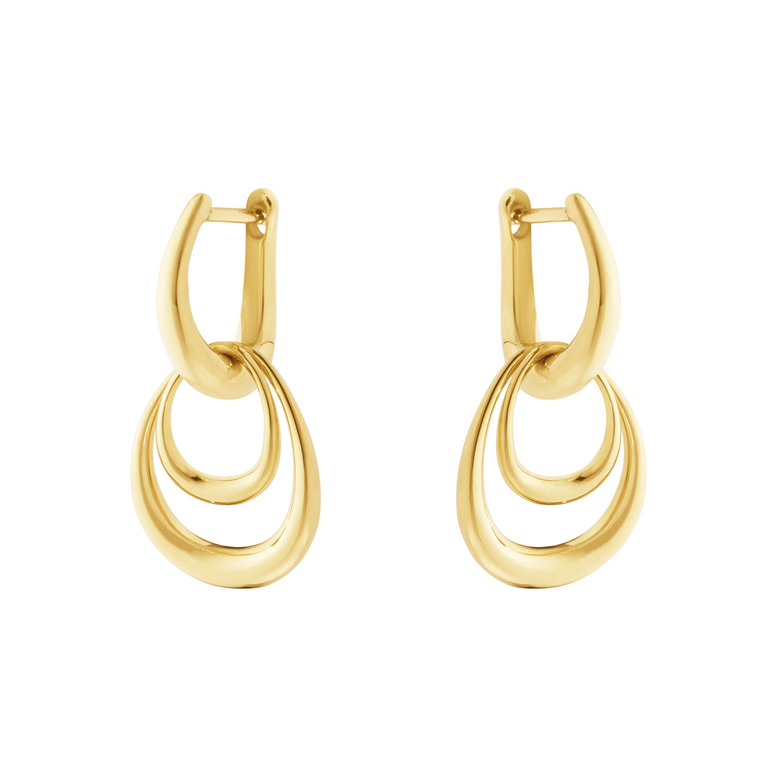 Offspring 18ct Yellow Gold Small Earrings simple Pursuit