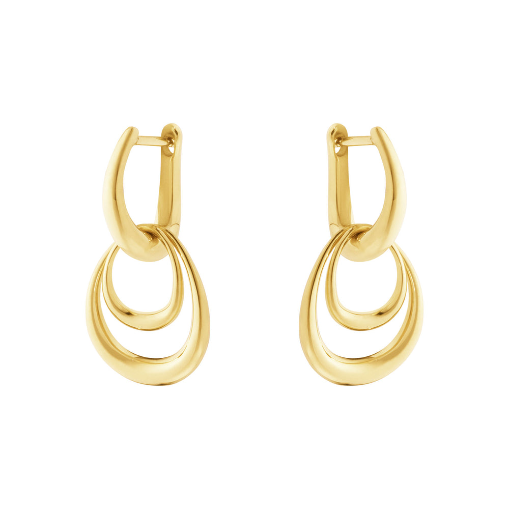 Offspring 18ct Yellow Gold Small Earrings simple Pursuit