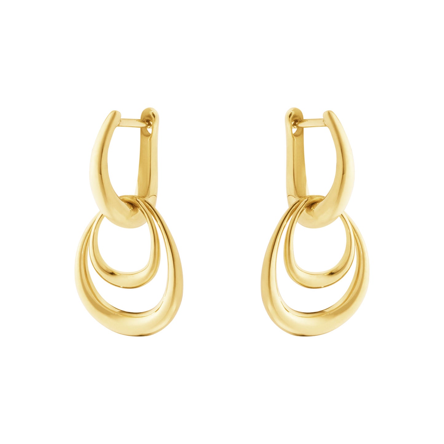 Offspring 18ct Yellow Gold Small Earrings simple Pursuit