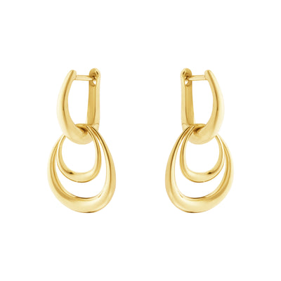 Offspring 18ct Yellow Gold Small Earrings simple Pursuit