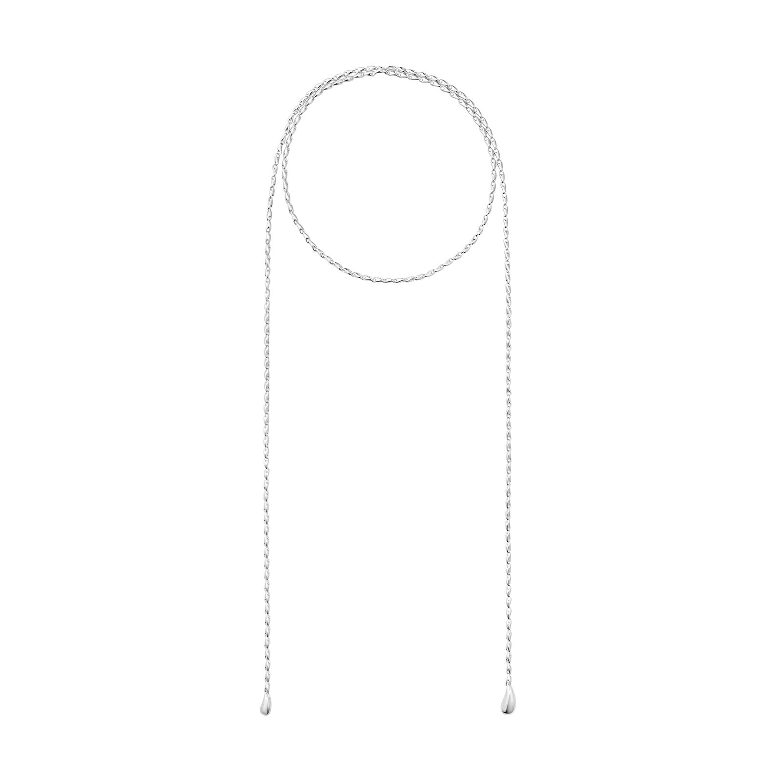 Reflect Silver Lariat Necklace simple Pursuit