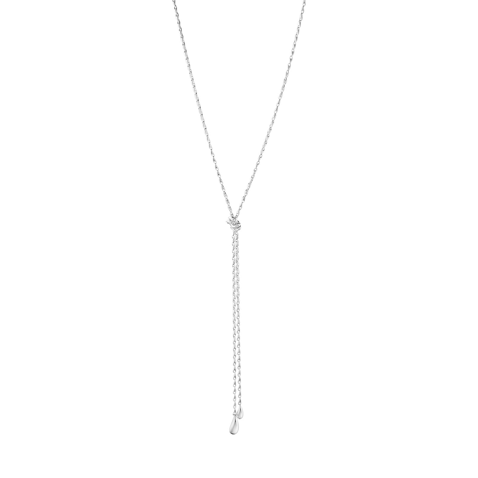 Reflect Silver Lariat Necklace simple Pursuit