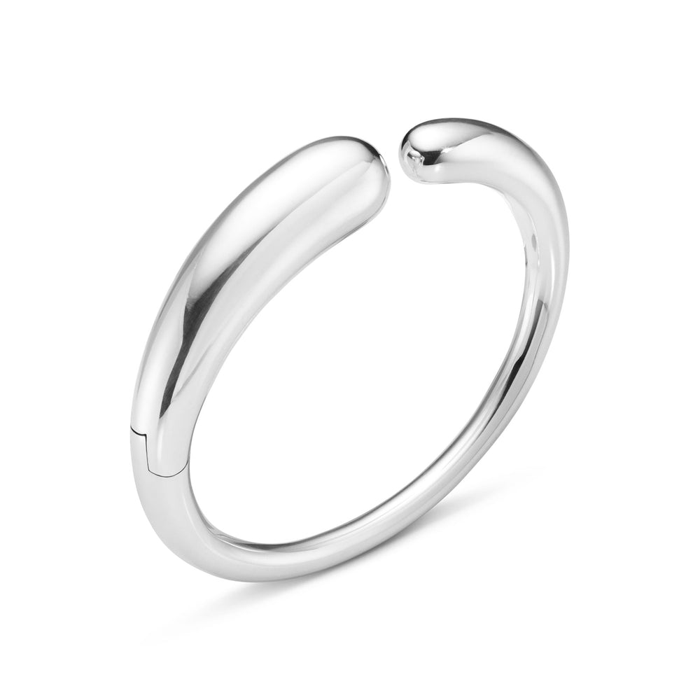 Mercy Silver Hinged Bangle variant Pursuit