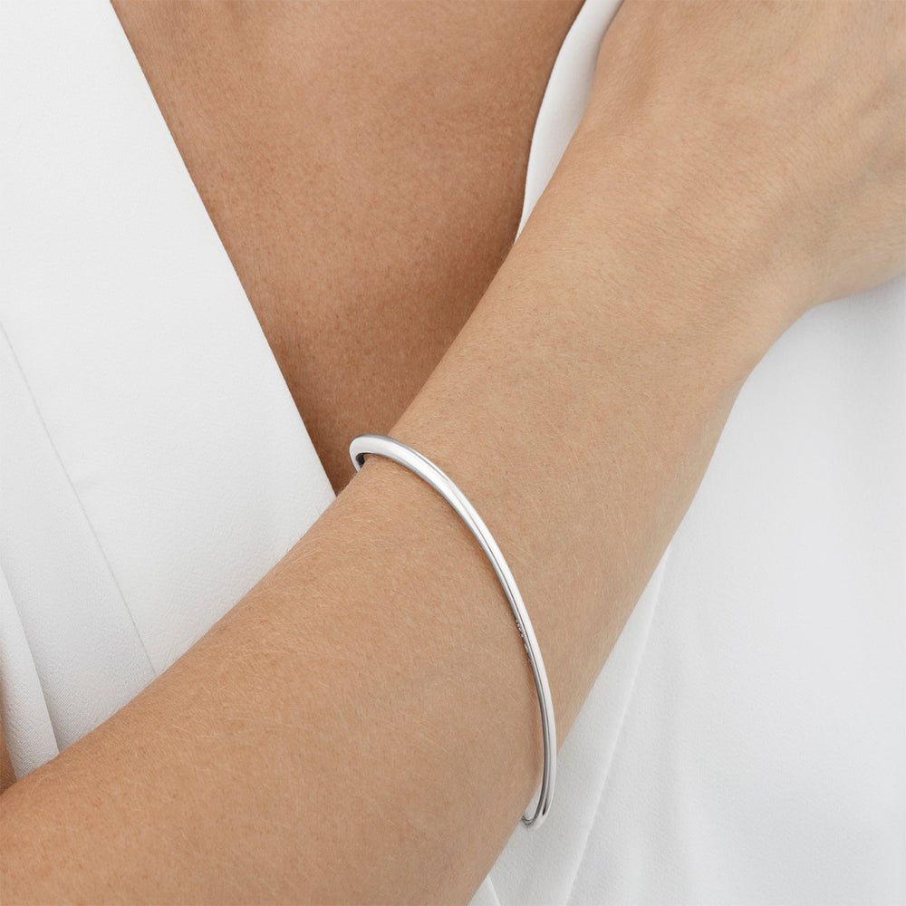 Offspring Silver Slim Bangle