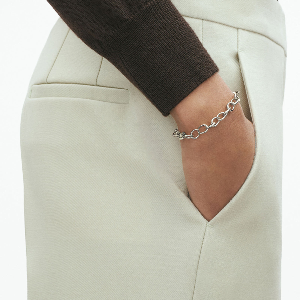 Offspring Silver Link Bracelet variant Pursuit