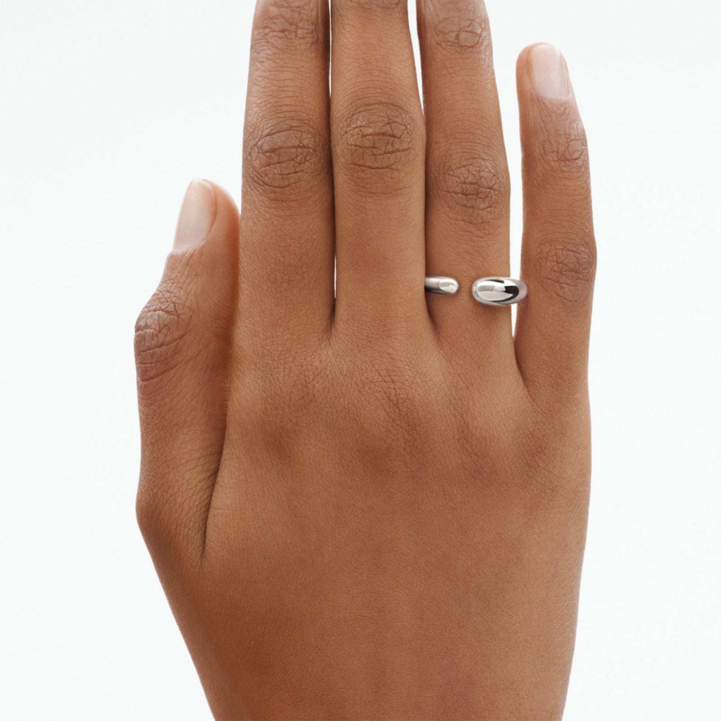 Mercy Silver Ring, Mini
