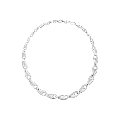 Reflect Silver Graduated Necklace variant Pursuit