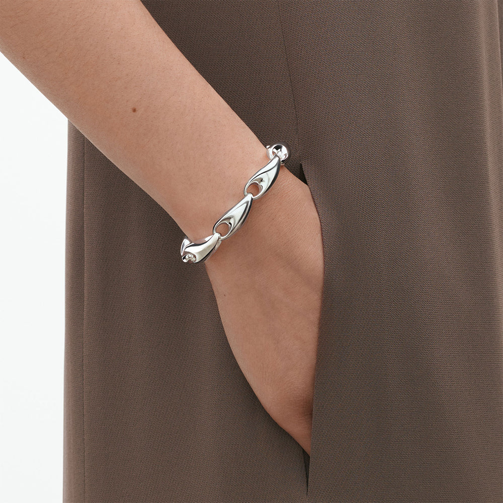 Reflect Silver Large Link Bracelet variant Pursuit