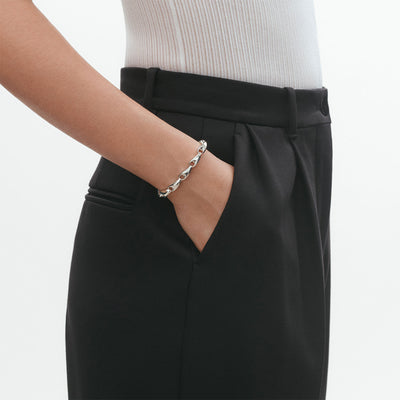 Reflect Silver Medium Link Bracelet variant Pursuit