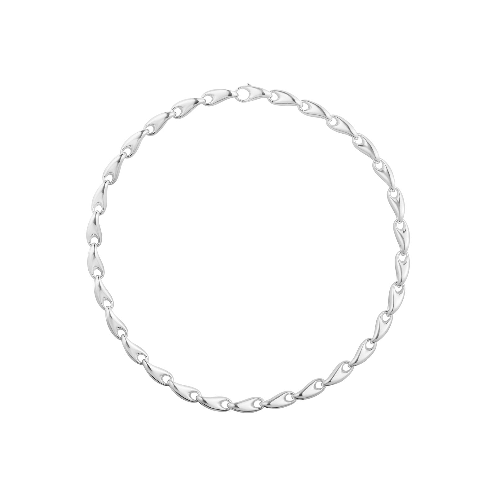 Reflect Silver Medium Link Necklace variant Pursuit