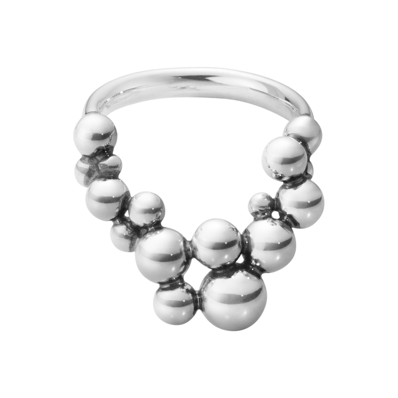 Moonlight Grapes Silver Wishbone Ring variant Pursuit