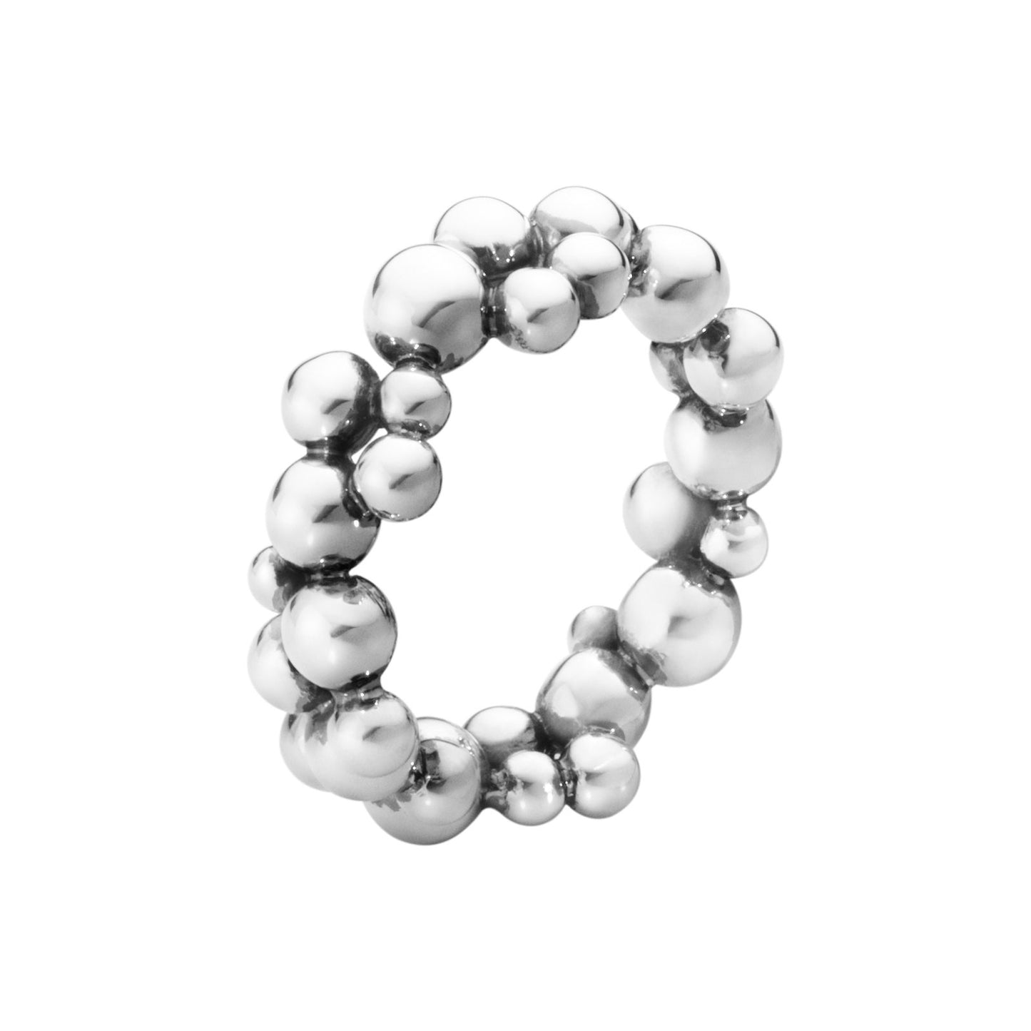 Moonlight Grapes Silver Band Ring