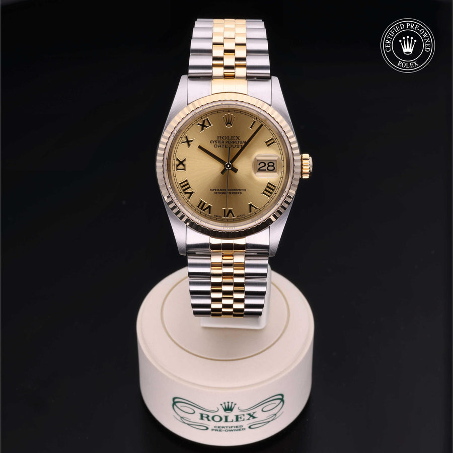 Rolex Certified Pre-Owned Datejust 36mm 16233 P331383 simple Pursuit