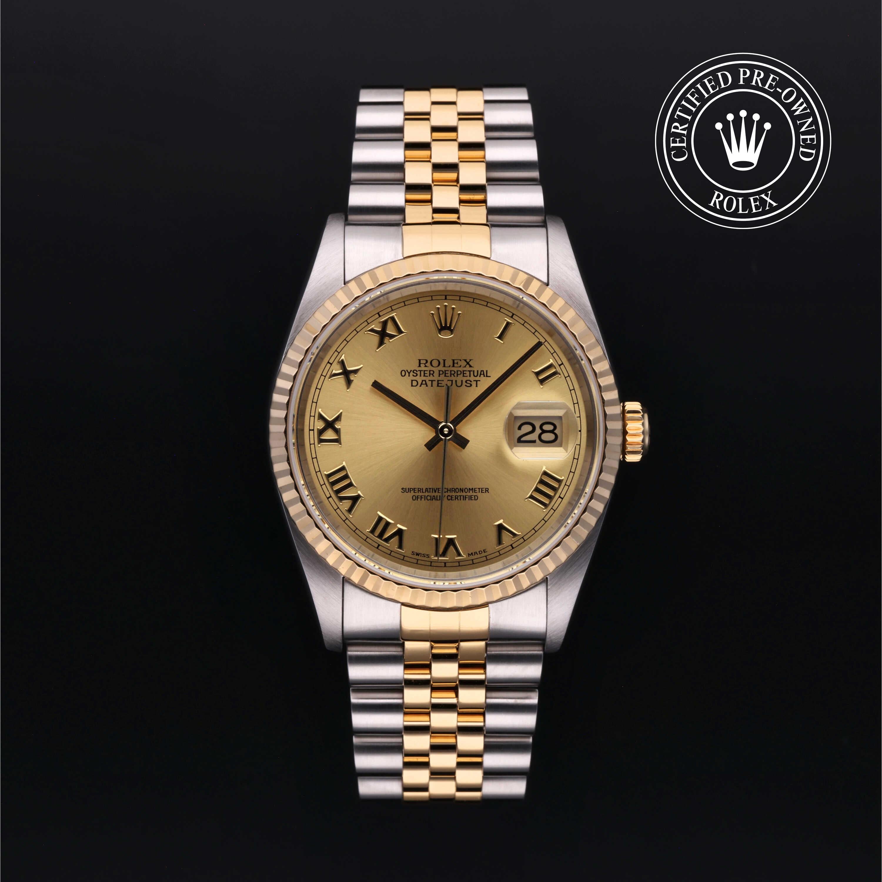Rolex Certified Pre-Owned Datejust 36mm 16233 P331383 simple Pursuit