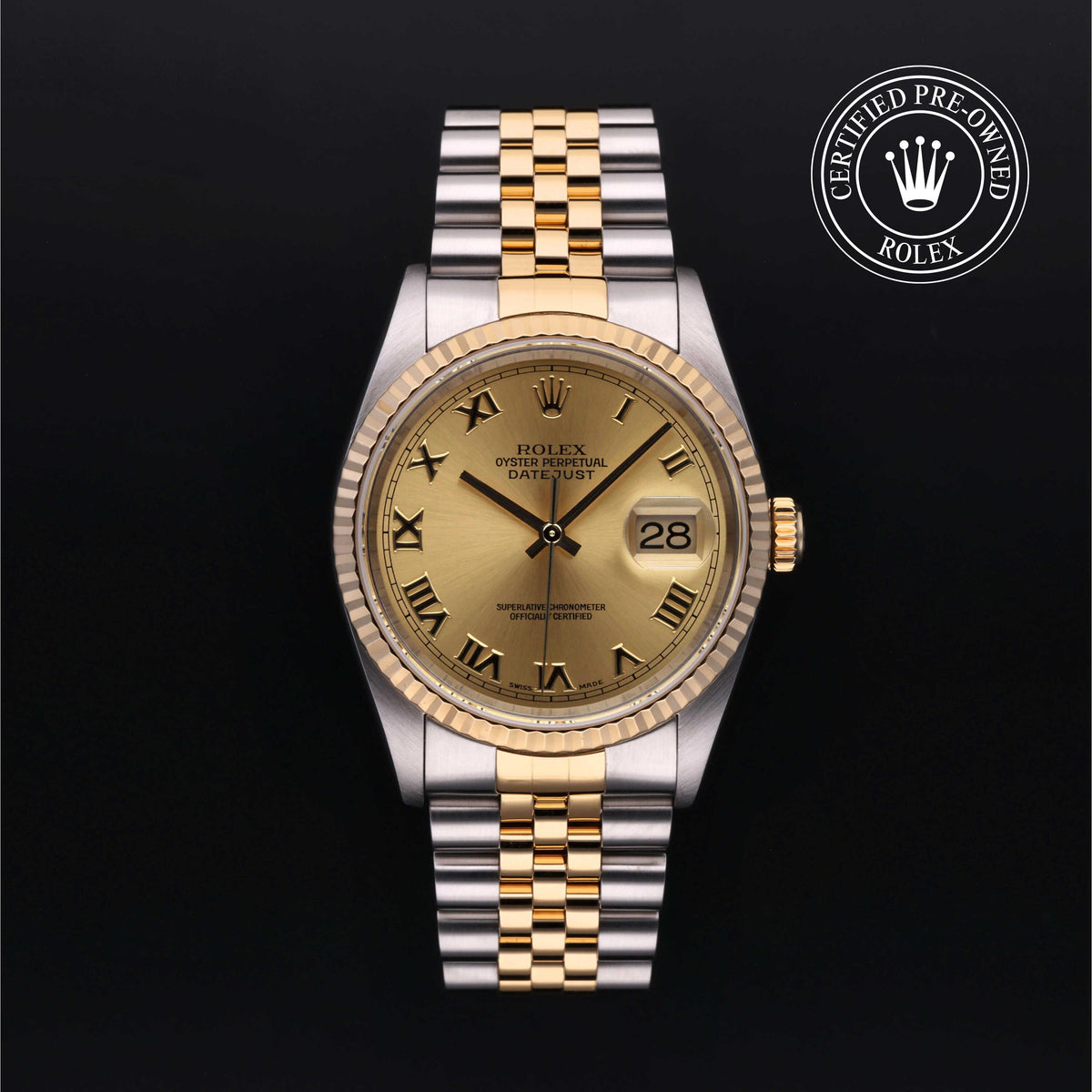 Rolex Certified Pre-Owned Datejust 36mm 16233 P331383 simple Pursuit