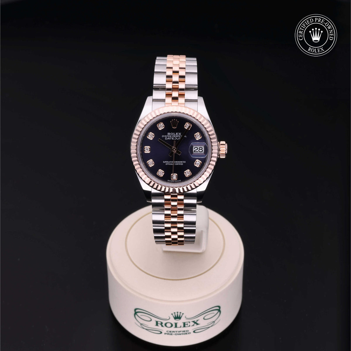 Rolex Certified Pre-Owned Lady-Datejust 28mm 279171 2X833291 simple Pursuit