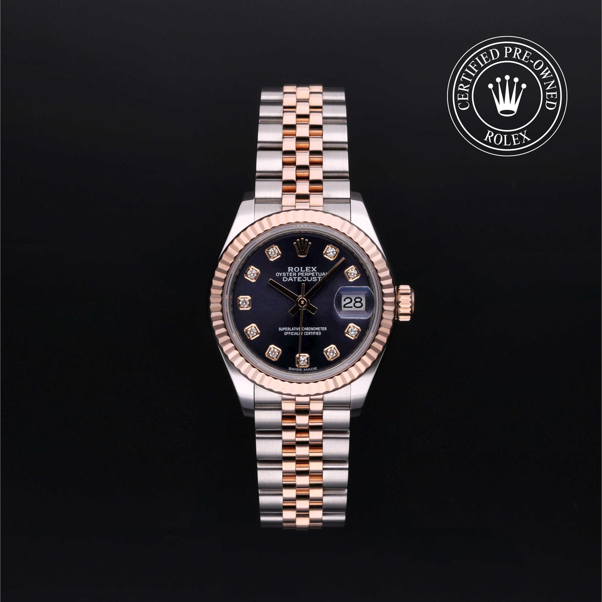 Rolex Certified Pre-Owned Lady-Datejust 28mm 279171 2X833291 simple Pursuit