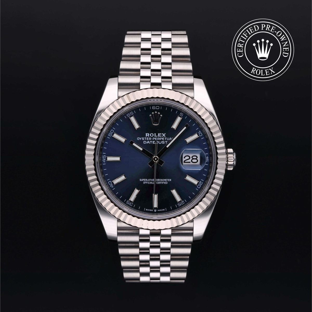 Rolex Certified Pre-Owned Datejust 41mm 126334 87G7Q597 simple Pursuit