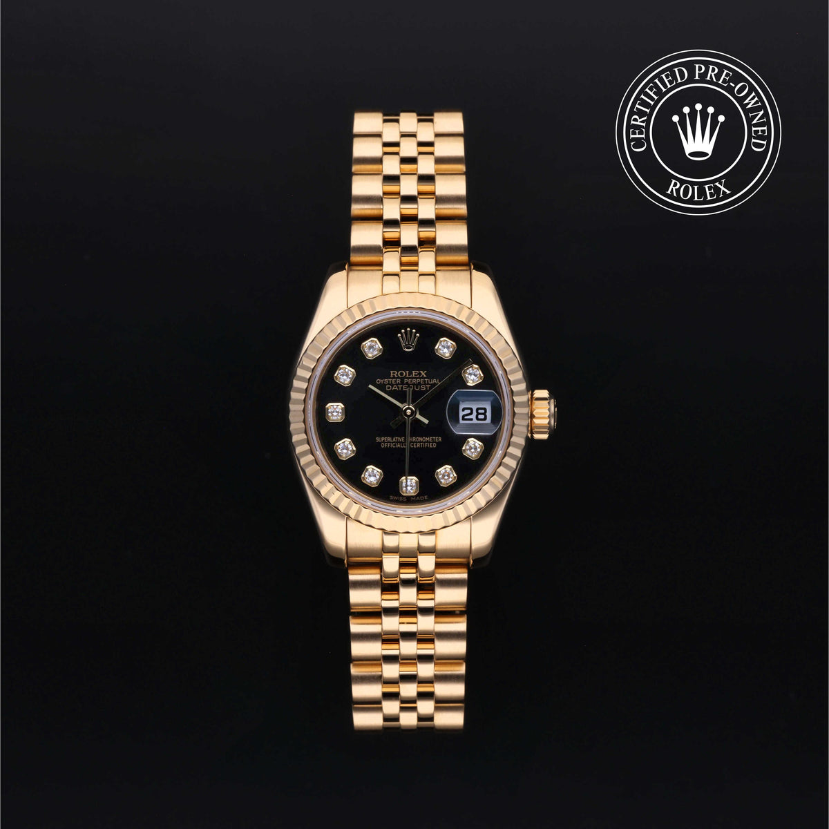 Rolex Certified Pre-Owned Lady-Datejust 26mm 179178 F668418 simple Pursuit
