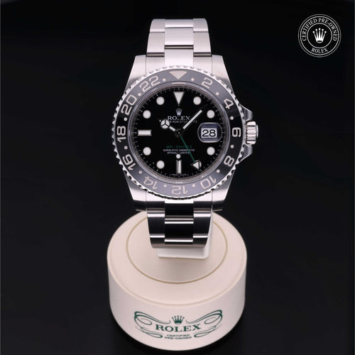 Rolex Certified Pre-Owned GMT Master II 40mm 116710LN 92LT1598 simple Pursuit