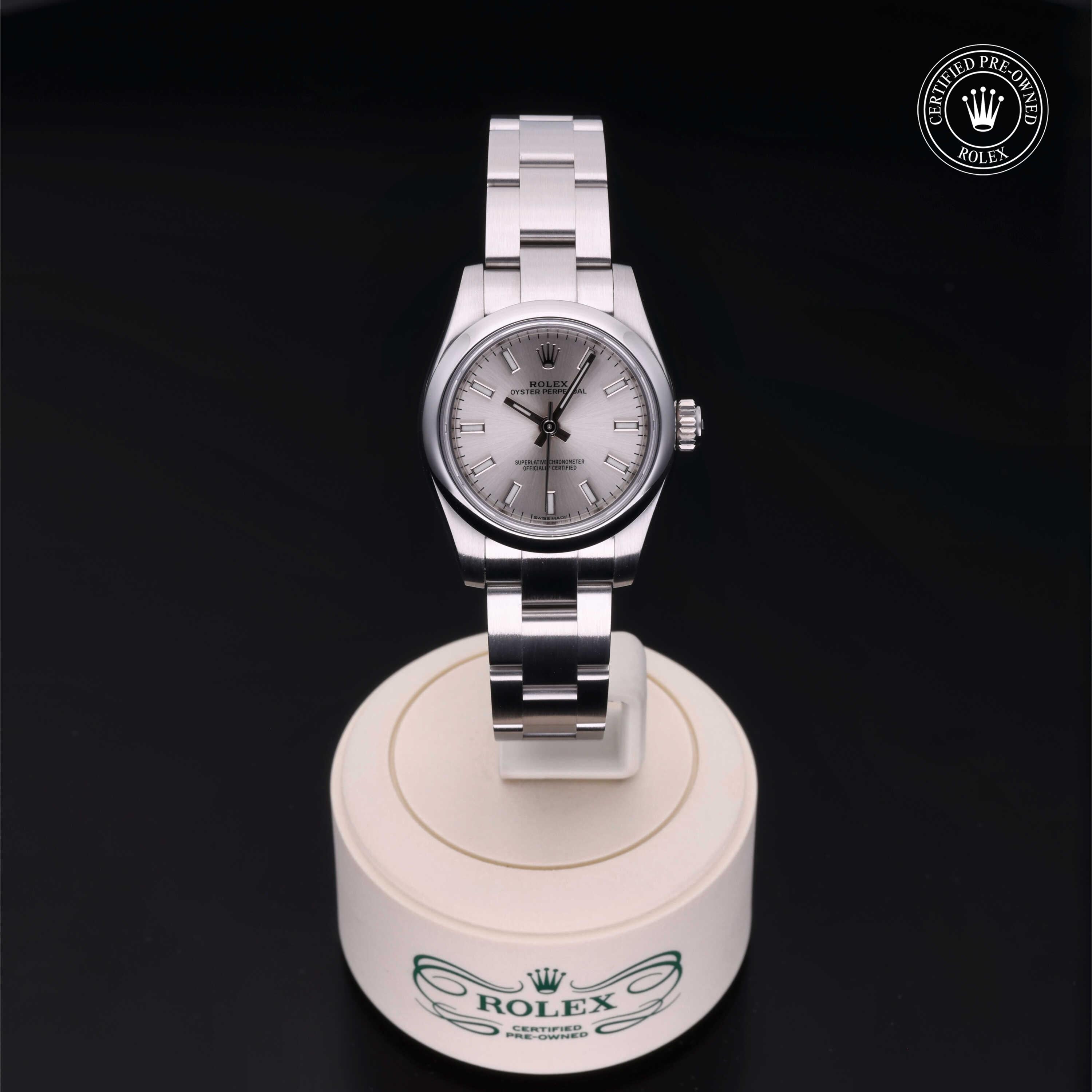 Rolex Certified Pre-Owned Oyster Perpetual 26mm 176200 81Q0Y273 simple Pursuit