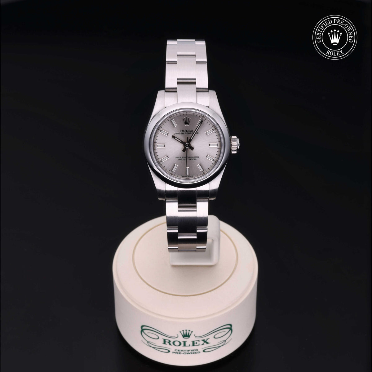 Rolex Certified Pre-Owned Oyster Perpetual 26mm 176200 81Q0Y273 simple Pursuit