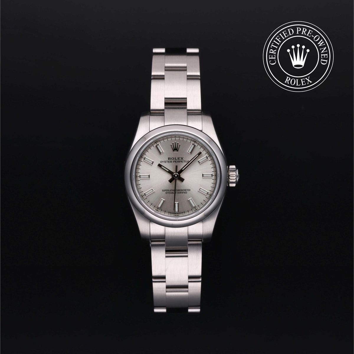 Rolex Certified Pre-Owned Oyster Perpetual 26mm 176200 81Q0Y273 simple Pursuit