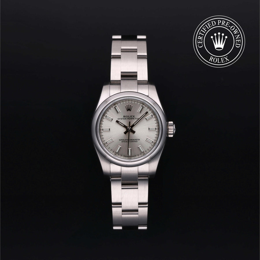 Rolex Certified Pre-Owned Oyster Perpetual 26mm 176200 81Q0Y273 simple Pursuit