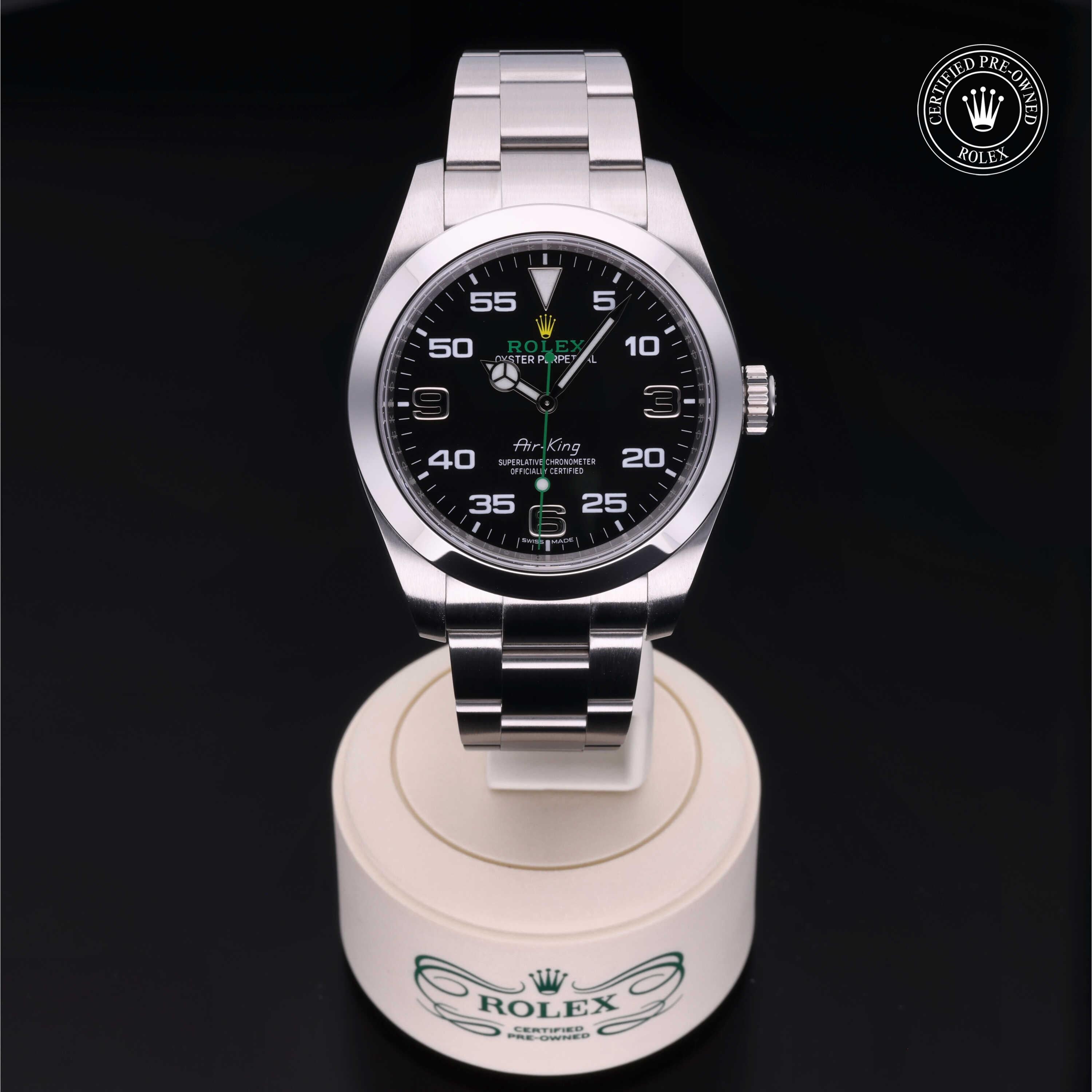 Rolex Certified Pre-Owned Air-King 40mm 116900 N93F0056 simple Pursuit
