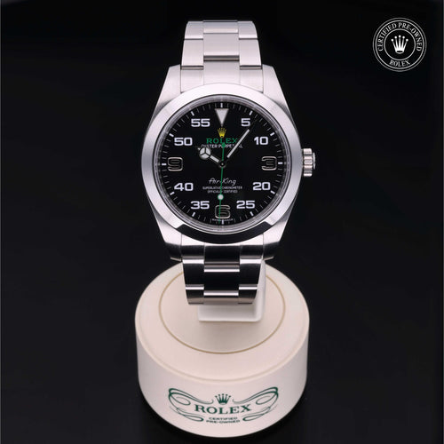 Rolex Certified Pre-Owned Air-King 40mm 116900 N93F0056 simple Pursuit