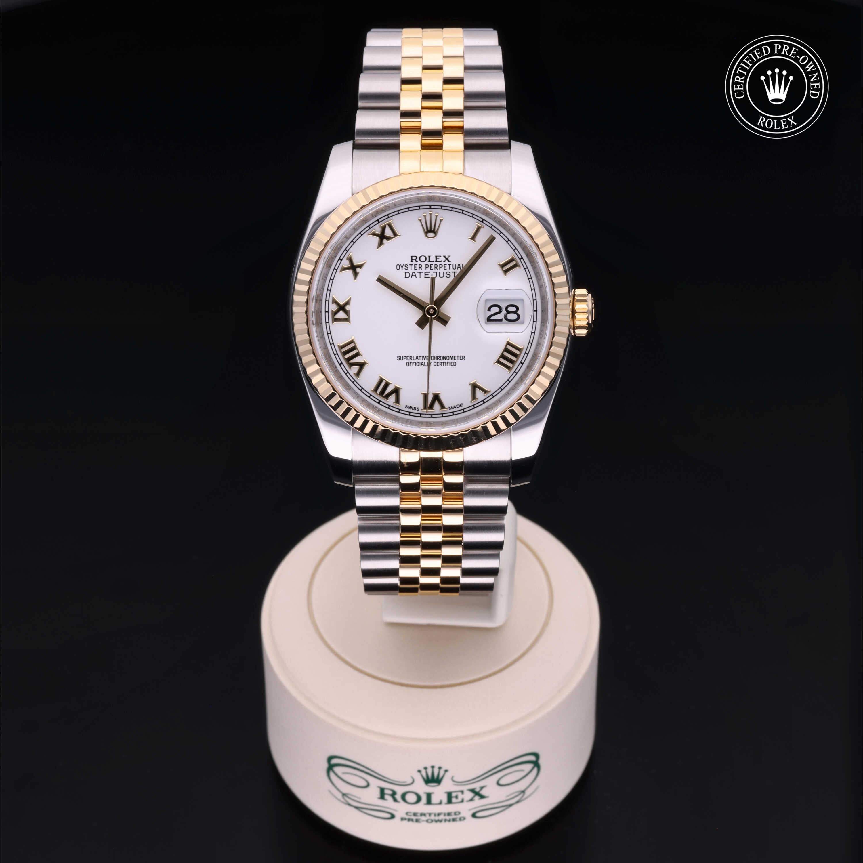 Rolex Certified Pre-Owned Datejust 36mm 116233 G525602 simple Pursuit
