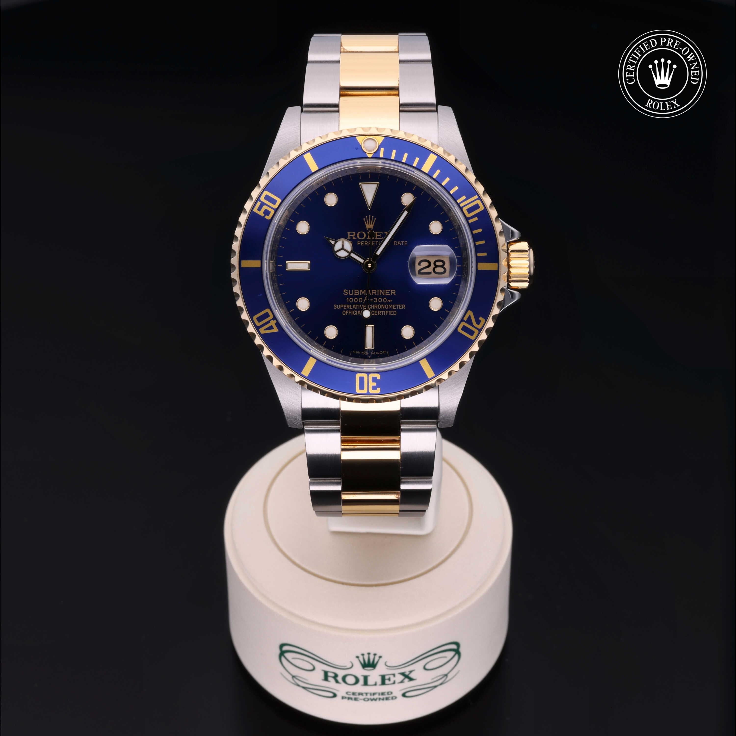 Rolex Certified Pre-Owned Submariner Date 40mm 16613 M289163 simple Pursuit