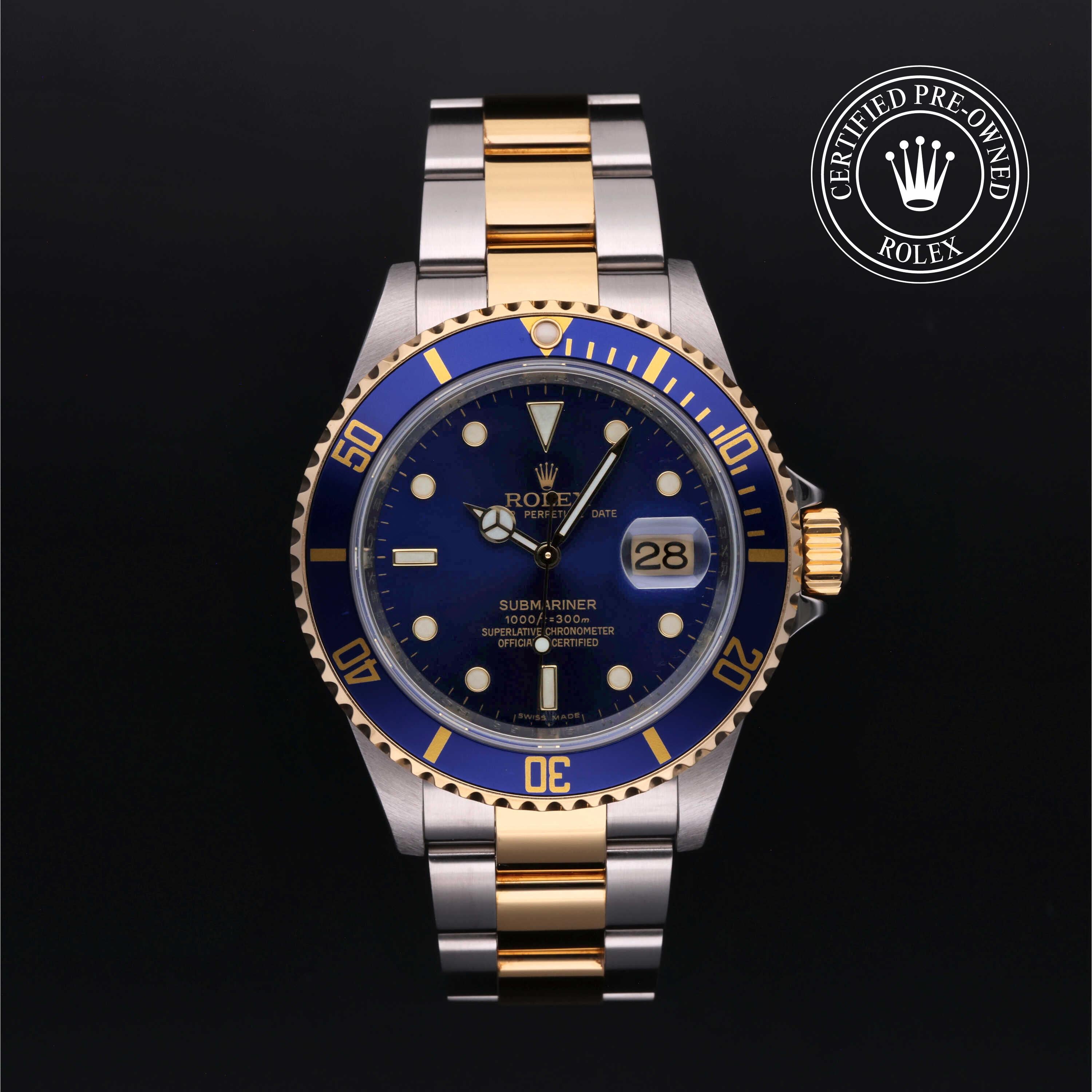 Rolex Certified Pre-Owned Submariner Date 40mm 16613 M289163 simple Pursuit