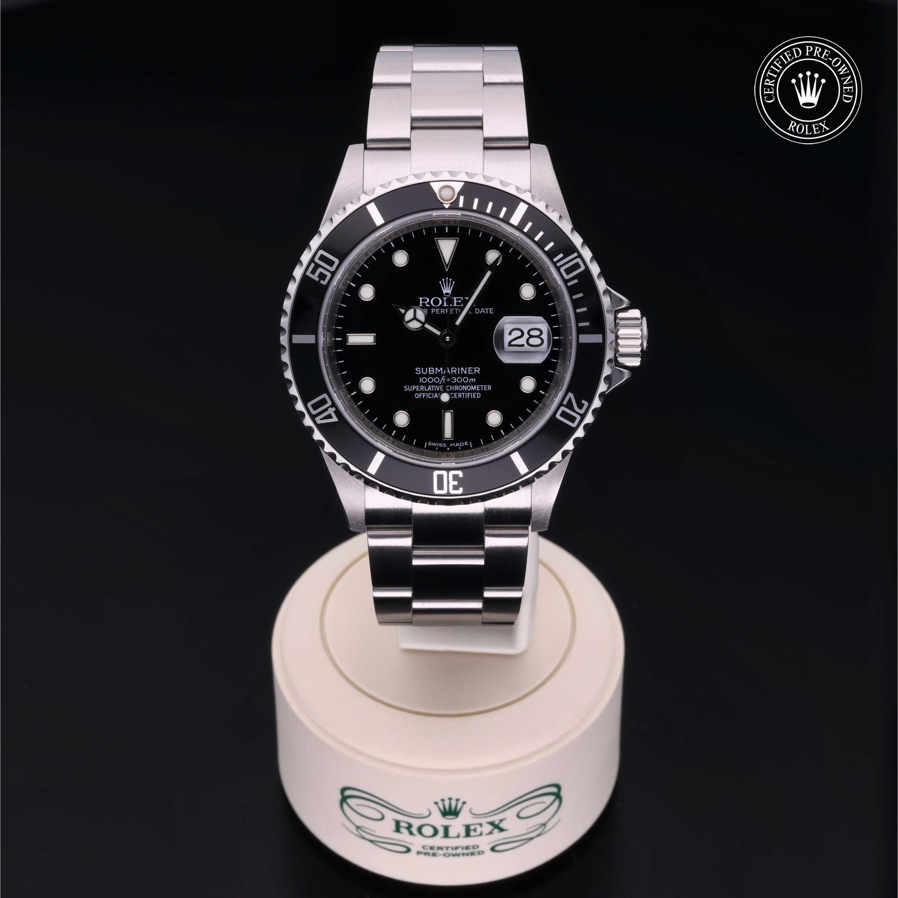 Rolex Certified Pre-Owned Submariner Date 40mm 16610 M164604 simple Pursuit