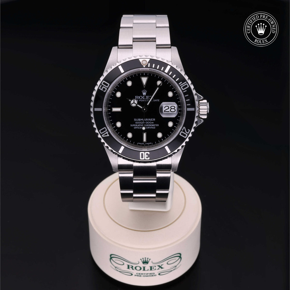 Rolex Certified Pre-Owned Submariner Date 40mm 16610 M164604 simple Pursuit