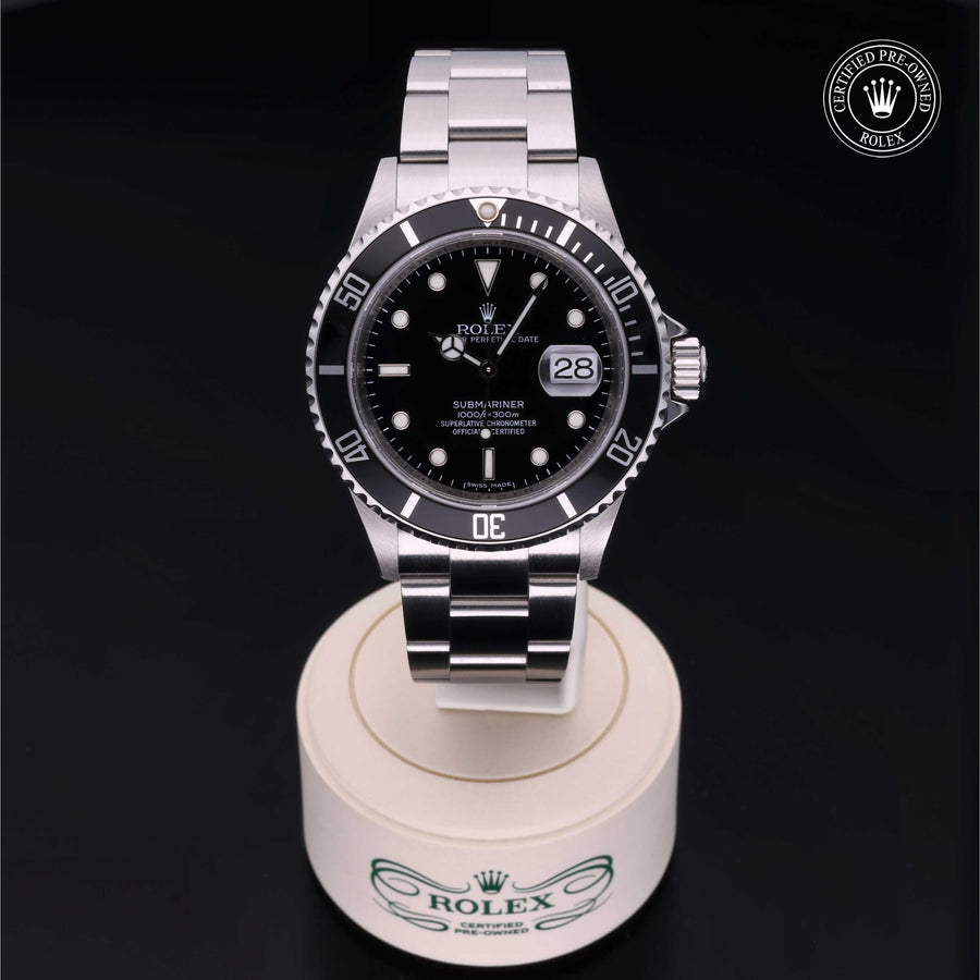 Rolex Certified Pre-Owned Submariner Date 40mm 16610 M164604 simple Pursuit
