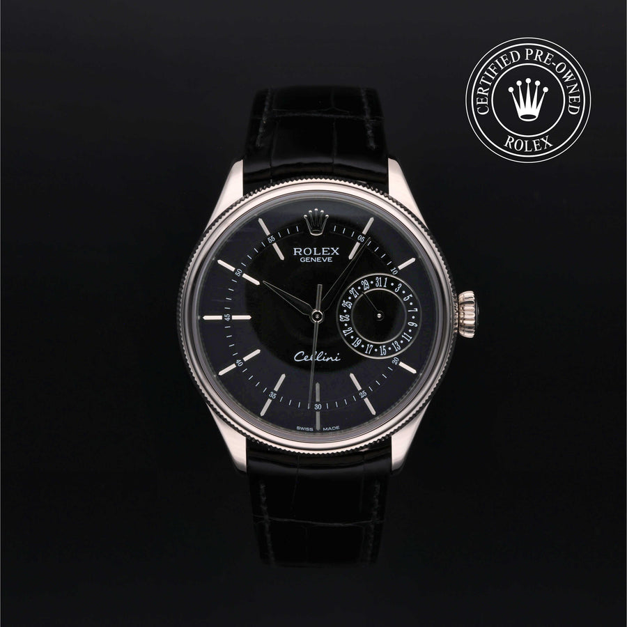 Rolex Certified Pre-Owned Cellini Date 39mm 50519 1937Q142 simple Pursuit