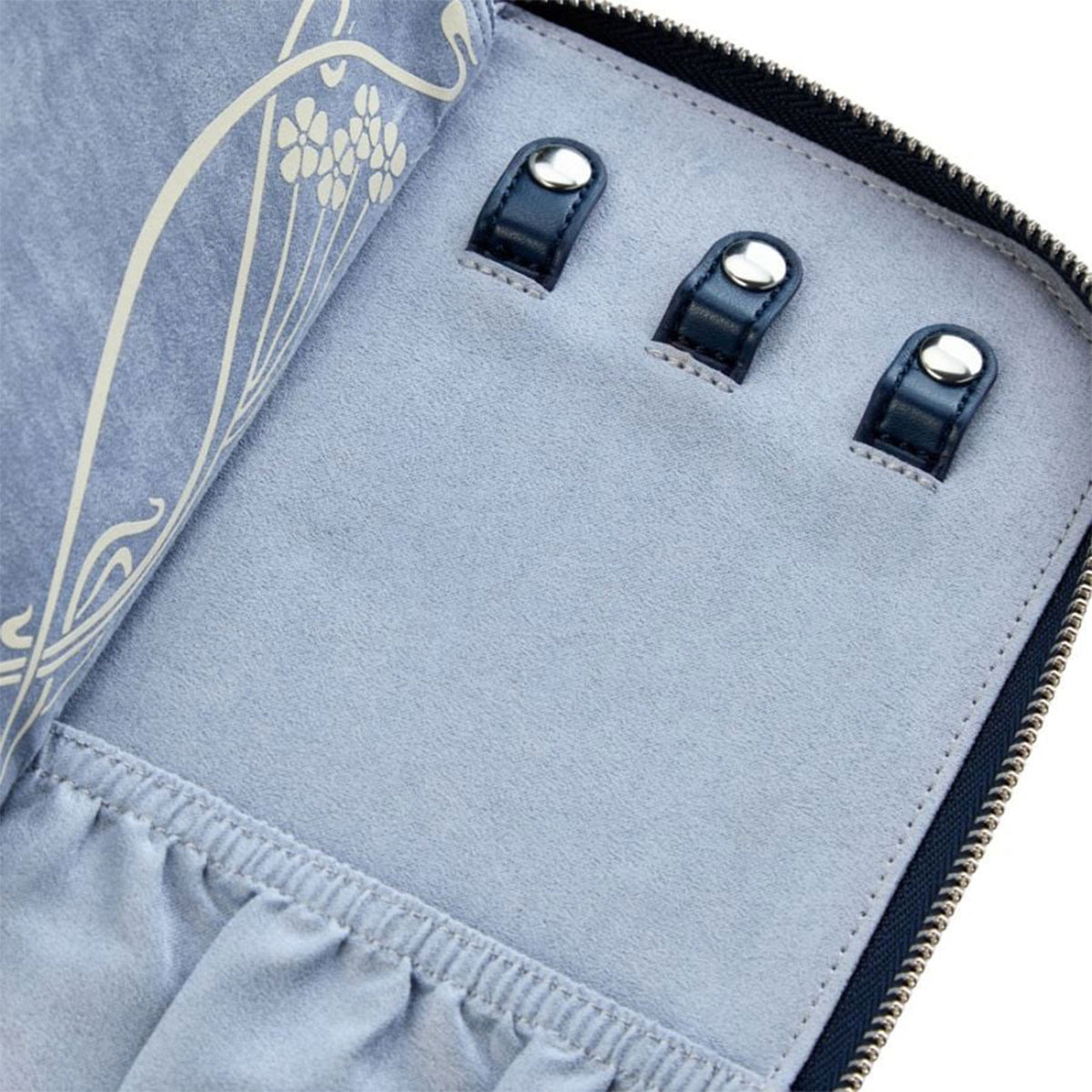 X LIBERTY All Over Ianthe Travel Jewellery Portfolio - Navy simple Pursuit