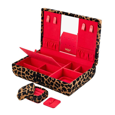 Savanna Leopard Print Medium Jewellery Box simple Pursuit